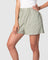 Lounge Short Sage - Front View - Maternity & Nursing Lounge Short - Hotmilk Lingerie