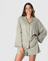 Lounge Top Sage - Front View - Maternity & Nursing Lounge Wear - Hotmilk Lingerie