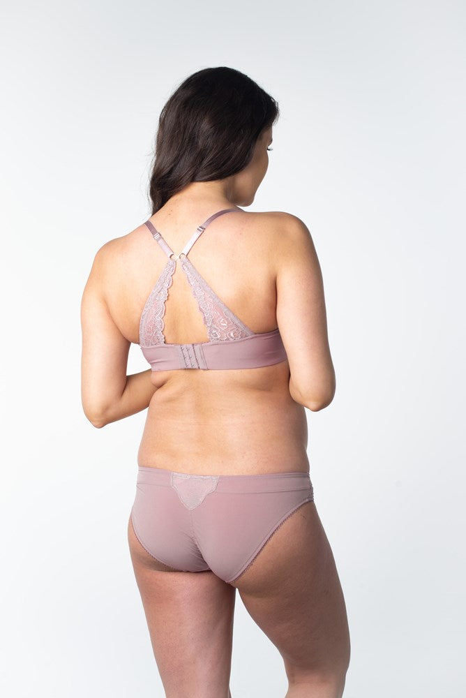 HOTMILK UK TEMPTATION MOCHA NURSING BRA - FLEXI UNDERWIRE
