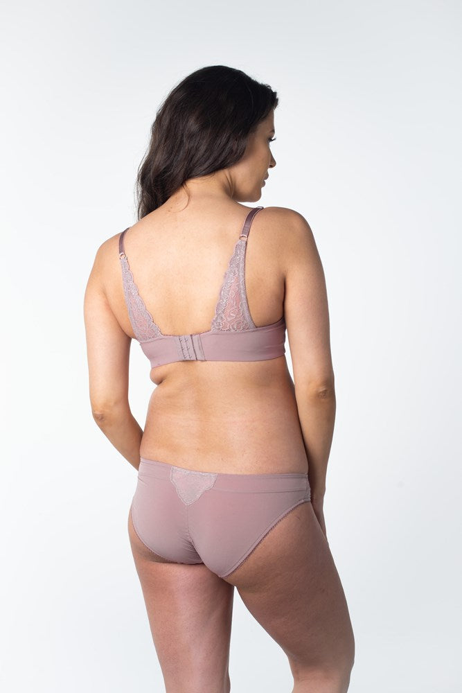 HOTMILK UK TEMPTATION MOCHA NURSING BRA - FLEXI UNDERWIRE